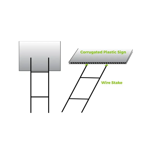 24"h x 10"w Wire Stake